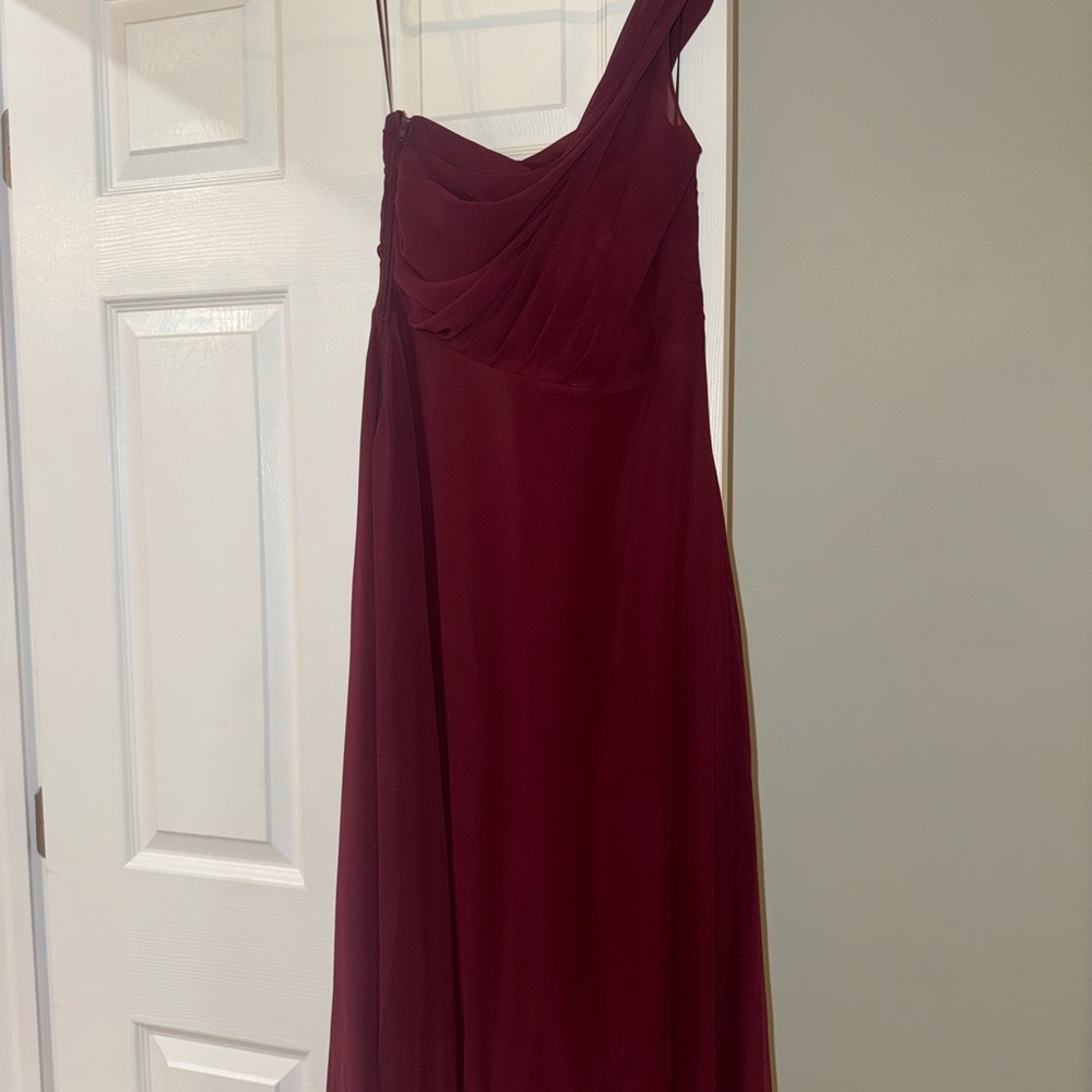Burgundy Bridesmaids Dress